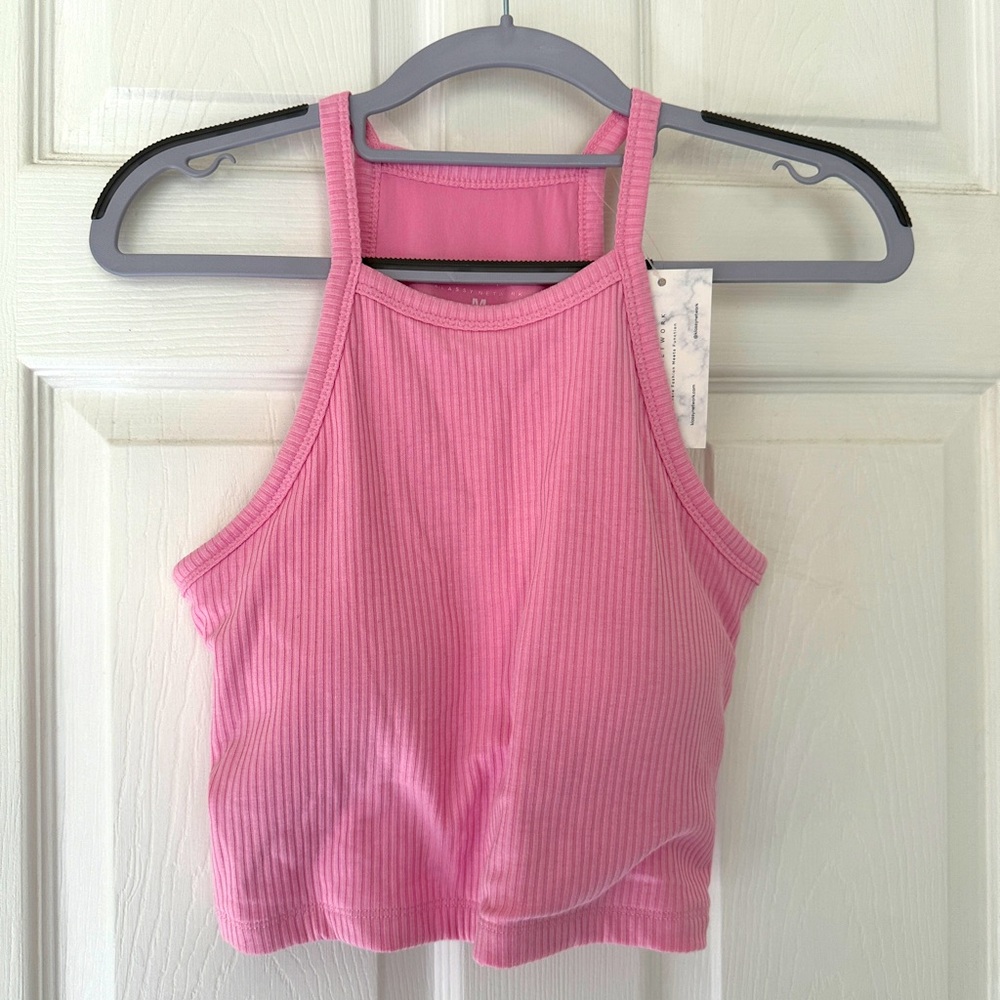 Klassy Network Pink High Neck Brami
